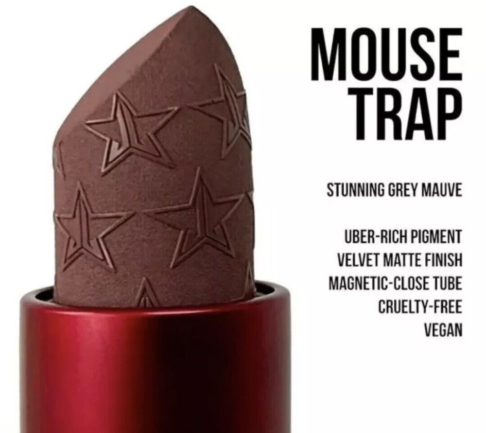 Jeffree Star Cosmetics JSC **MOUSE TRAP** Velvet Trap Lipstick New In Box
